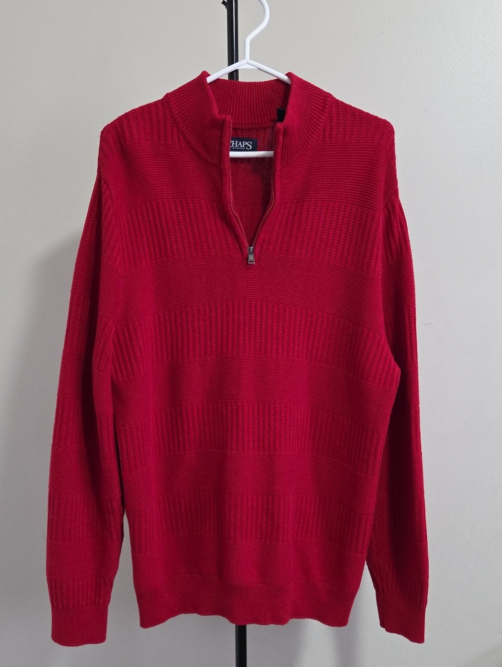 Chaps  Half-Zip Sweater